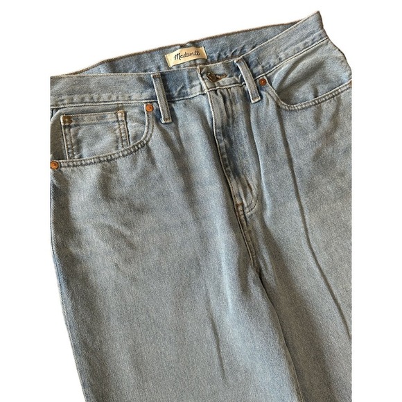 Madewell Tall Baggy Straight Jeans in Berteau Wash - Picture 2 of 8